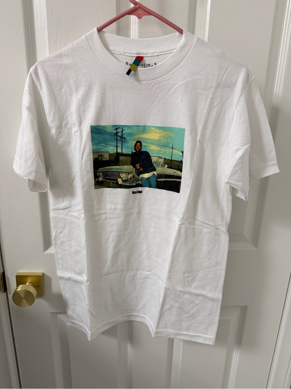 Boyz n the Hood T-Shirt, White, Size Small